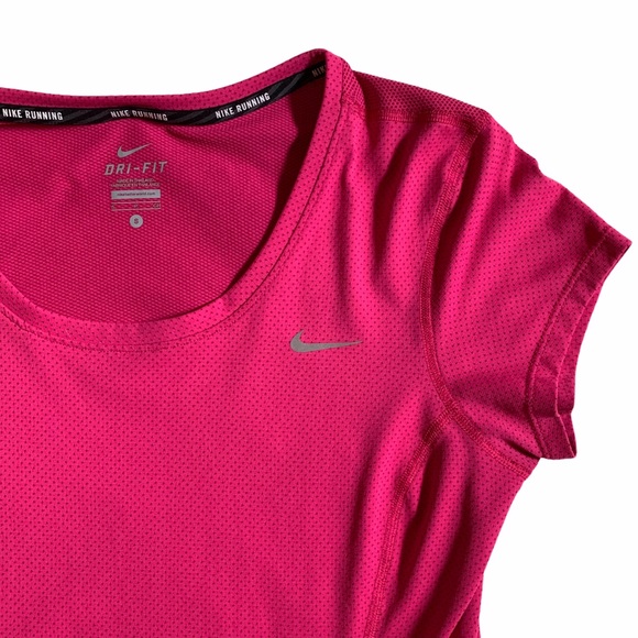 Nike Running Hot Pink Dri-Fit Athletic Tee - Picture 5 of 16